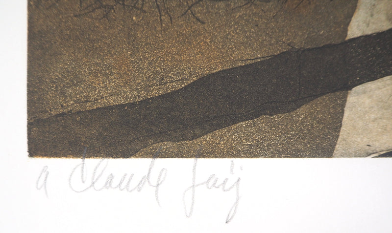 Lars BO : Le Chant de la nuit (Reine des neiges 2/10), 1969 - Gravure (détail)