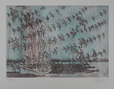 Lars BO : Dames de lumières, 1992 - Gravure