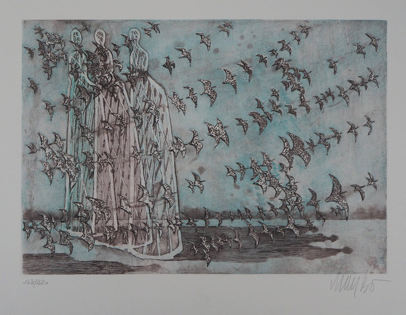 Lars BO : Dames de lumières, 1992 - Gravure