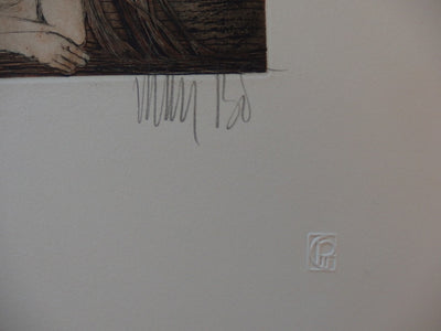 Lars BO : L'esprit du bois - Gravure (détail)