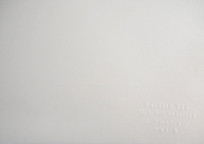 Lars BO : La Lecture du jour (Reine des neiges 10/10), 1969 - Gravure (détail)