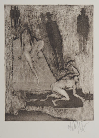 Lars BO : Meurtre de l'ombre - Gravure