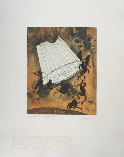 Lars BO : Le Miroir brisé (Reine des neiges 9/10), 1969 - Gravure