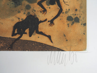 Lars BO : Le Miroir brisé (Reine des neiges 9/10), 1969 - Gravure (détail)