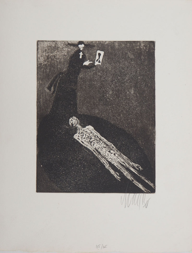 Lars BO : Morbide - Gravure (détail)
