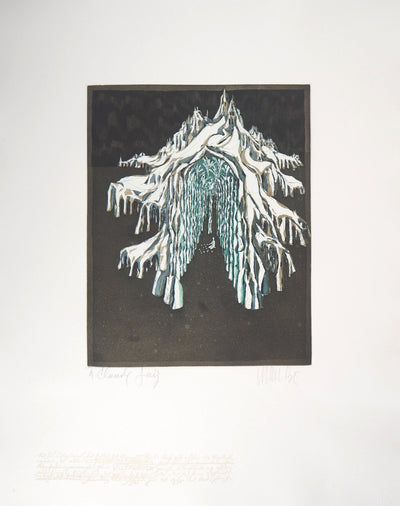 Lars BO : Le Palais de la reine des neiges (Reine des neiges 6/10), 1969 - Gravure