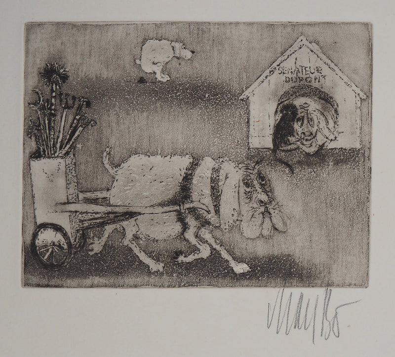 Lars BO : Sénateur Dupont - Gravure