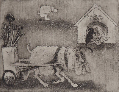 Lars BO : Sénateur Dupont - Gravure (détail)