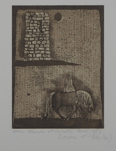 Lars BO : La tour s'enfuit, 1977 - Gravure