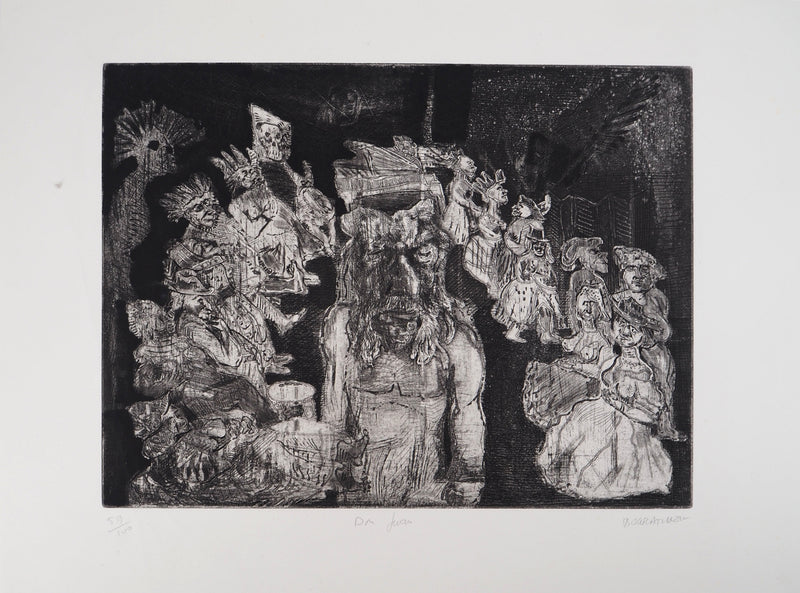 Claude BOGRATCHEW : Don Juan - Gravure