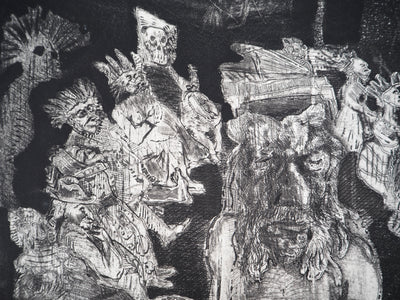 Claude BOGRATCHEW : Don Juan - Gravure (détail)