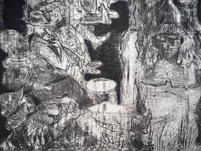 Claude BOGRATCHEW : Don Juan - Gravure (détail)