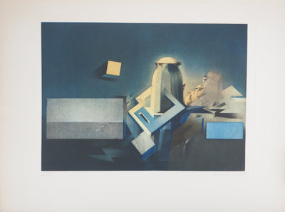 André BONGIBAULT : Architecture impossible - Gravure