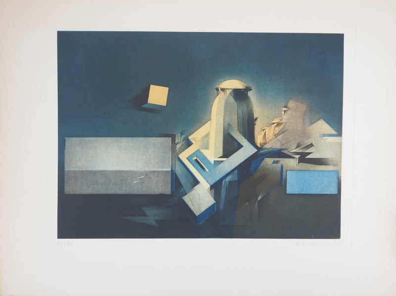 André BONGIBAULT : Architecture impossible - Gravure