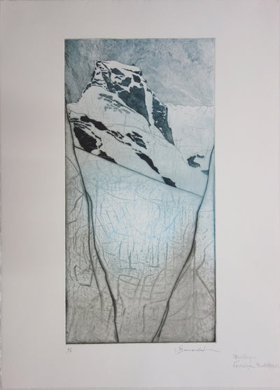 Véronique BONNARDEL : Montagne - Gravure