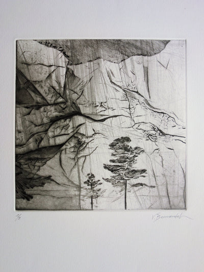 Véronique BONNARDEL : Zen, La voie du soleil - Gravure