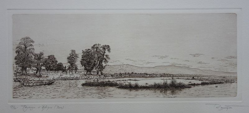René BONVALOT : Paysage d&