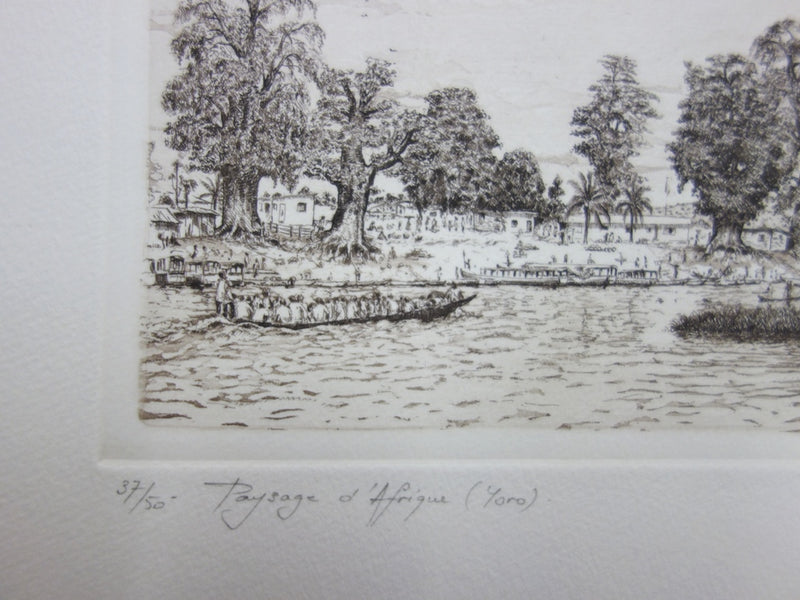 René BONVALOT : Paysage d&