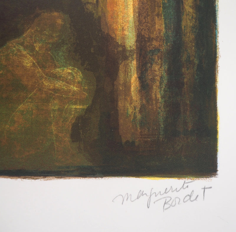 Marguerite BORDET : Le rêve - Lithographie (détail)