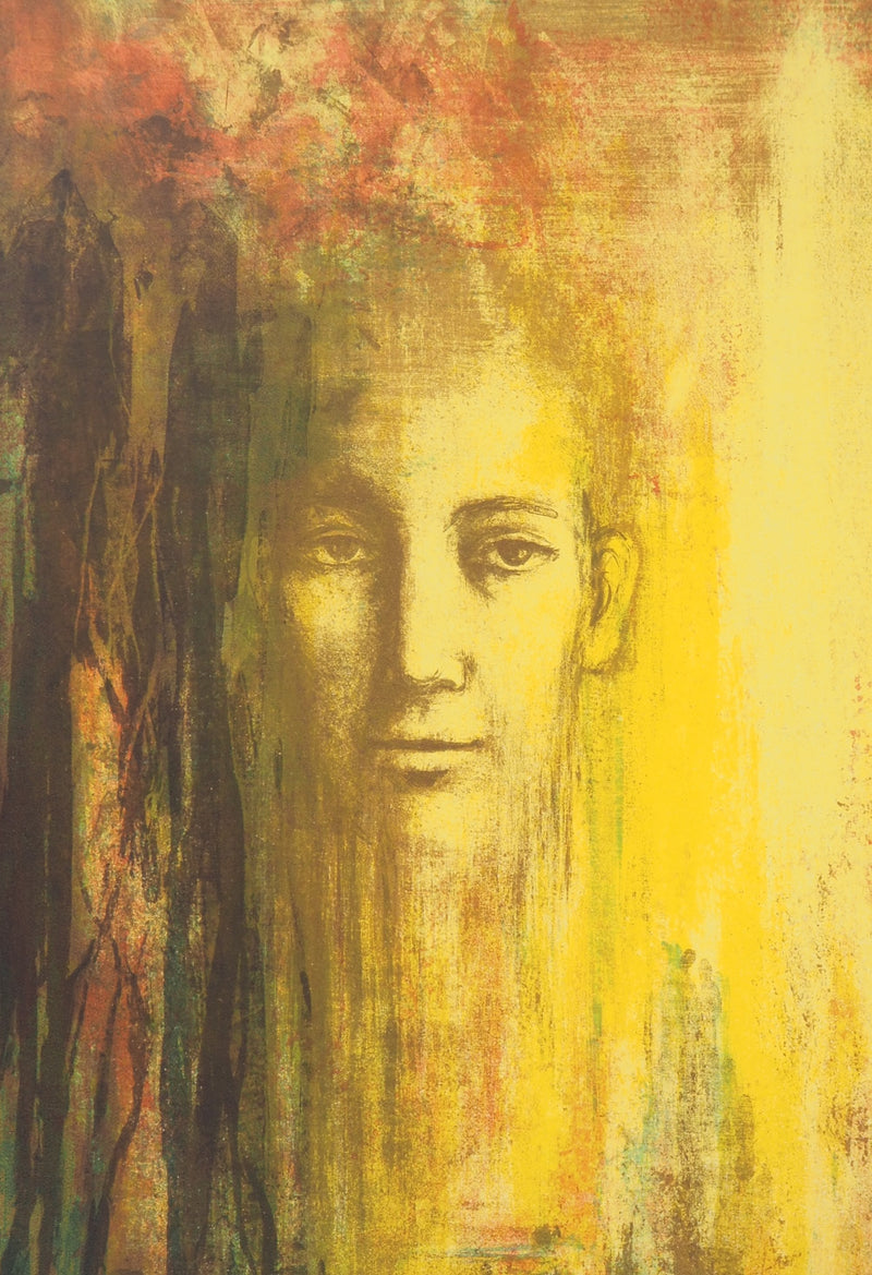Marguerite BORDET : Le rêve - Lithographie (détail)