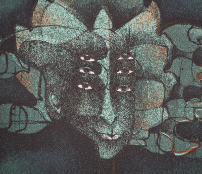 Frédéric BOUCHE : Féminité fantastique - Lithographie (détail)
