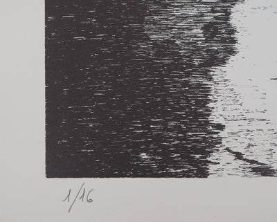 C. BOURDIN : Sur les bords de la rive - art (détail)