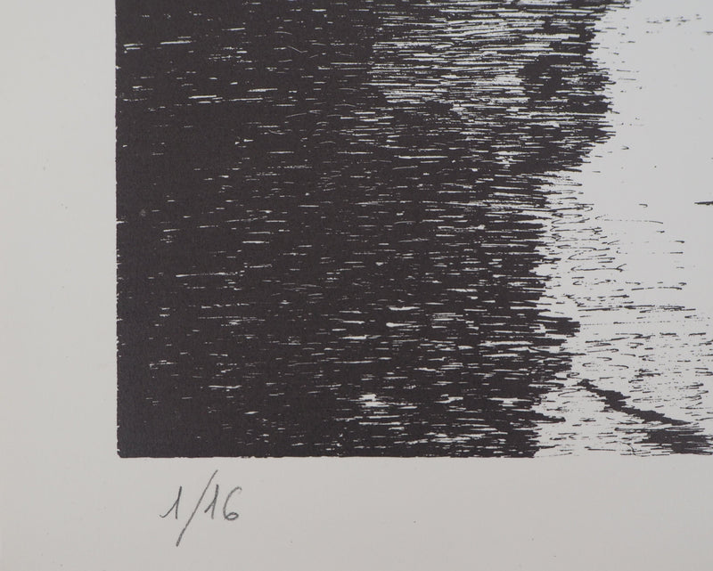 C. BOURDIN : Sur les bords de la rive - art (détail)