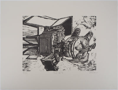 Devorah BOXER : Pump - Lithographie (détail)