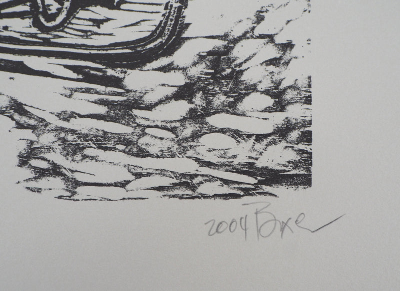 Devorah BOXER : Pump - Lithographie (détail)