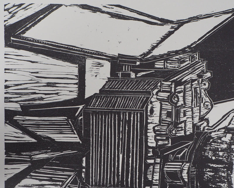 Devorah BOXER : Pump - Lithographie (détail)