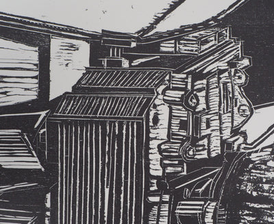 Devorah BOXER : Pump - Lithographie (détail)