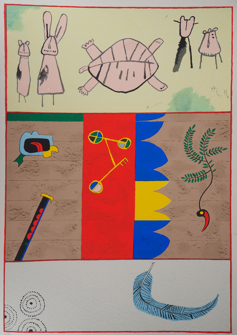 Martin BRADLEY : Composition pour les JO 1992 - Sérigraphie