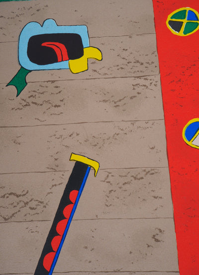 Martin BRADLEY : Composition pour les JO 1992 - Sérigraphie (détail)