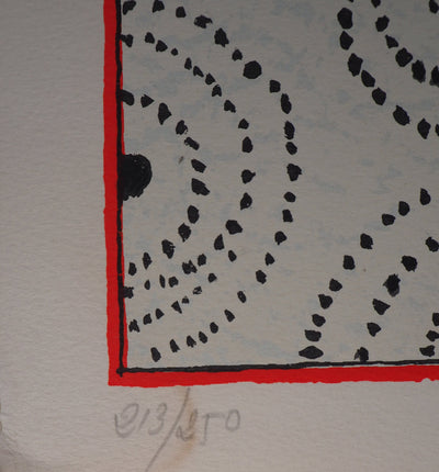 Martin BRADLEY : Composition pour les JO 1992 - Sérigraphie (détail)