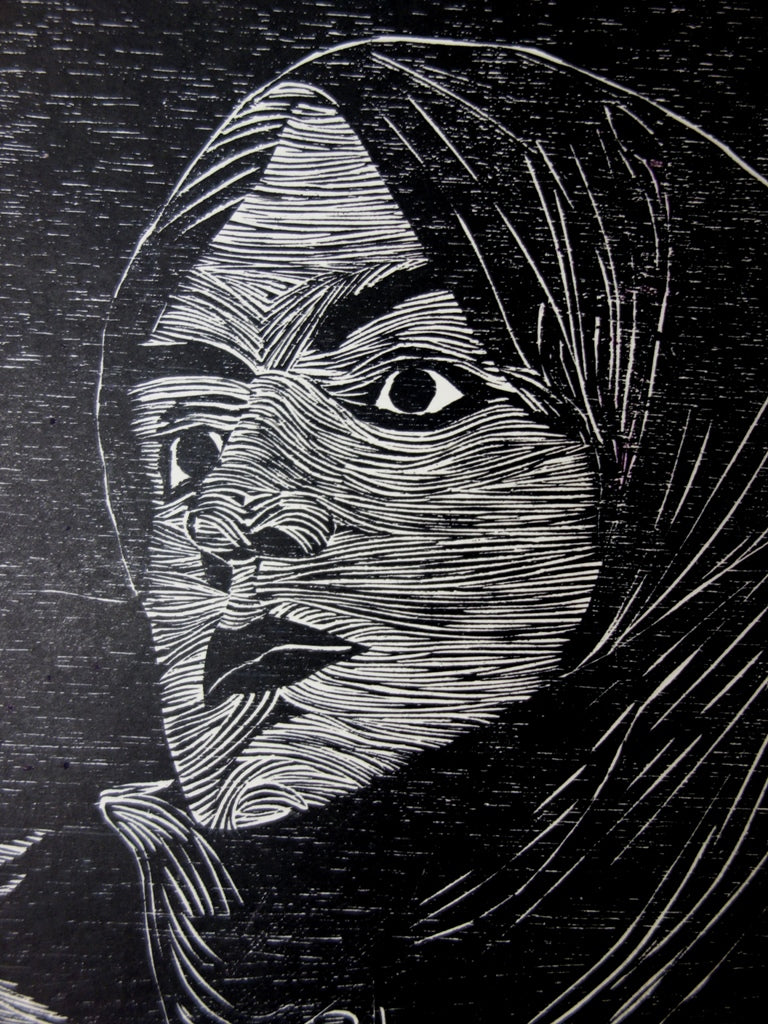 Abelardo BRANDAO : Mater amabilis - Gravure (détail)