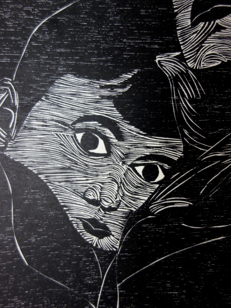 Abelardo BRANDAO : Mater amabilis - Gravure (détail)