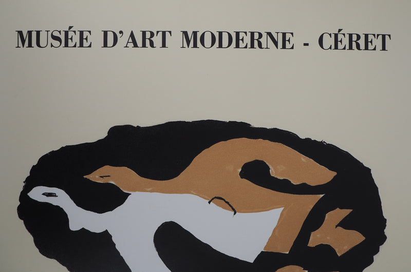 Georges BRAQUE : Les Colombes, Affiche originale (photo de détail 3) - Crédit photo : Galerie Art.Paris