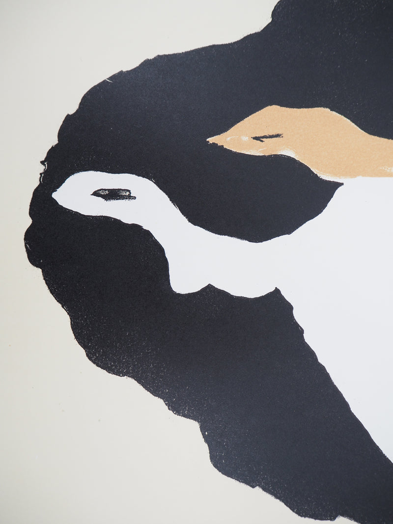 Georges BRAQUE : Les Colombes, Affiche originale (photo de détail 5) - Crédit photo : Galerie Art.Paris