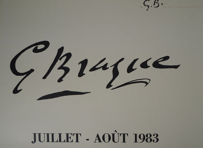 Georges BRAQUE : Les Colombes, Affiche originale (photo de détail 7) - Crédit photo : Galerie Art.Paris