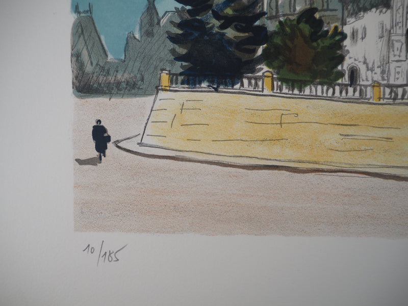Yves BRAYER : La Basilique de Basile le Bienheureux, 1976 - Lithographie (détail)