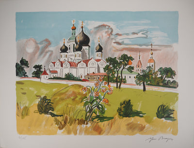 Yves BRAYER : Les bulbes noirs, 1976 - Lithographie