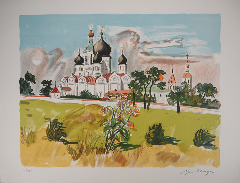 Yves BRAYER : Les bulbes noirs, 1976 - Lithographie
