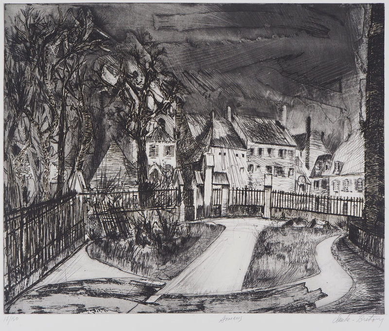 Claude BRETON : Amiens - Gravure
