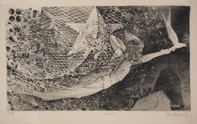 Patrick BRISSAUD : Comète 74 - Lithographie (détail)