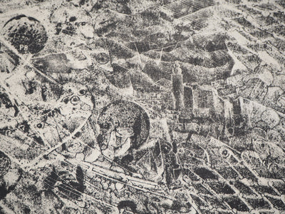 Patrick BRISSAUD : Comète 74 - Lithographie (détail)