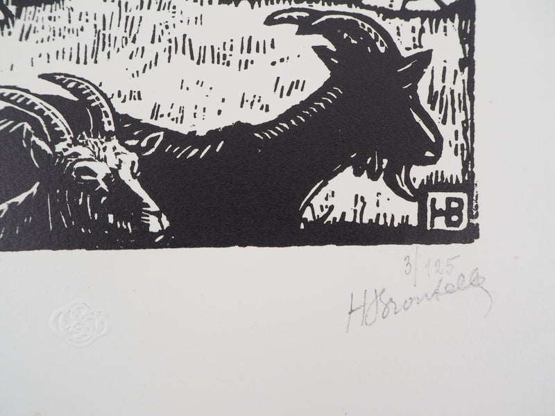 Honoré BROUTELLE : Au temps des vendanges, 1921 - Gravure sur bois (détail)