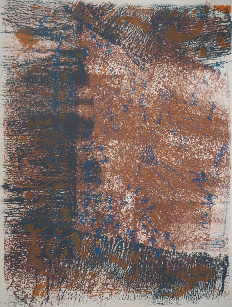 Camille BRYEN : Parapluie chinois, 1973 - Lithographie (détail)