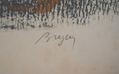 Camille BRYEN : Parapluie chinois, 1973 - Lithographie (détail)