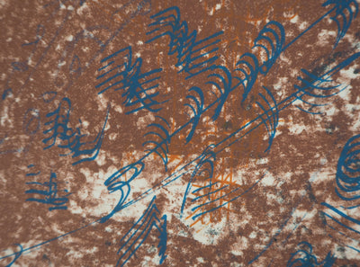 Camille BRYEN : Parapluie chinois, 1973 - Lithographie (détail)