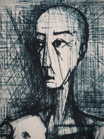 Bernard BUFFET : Apocalypse, Saint Jean à l'Agneau, 1961 - Gravure (détail)